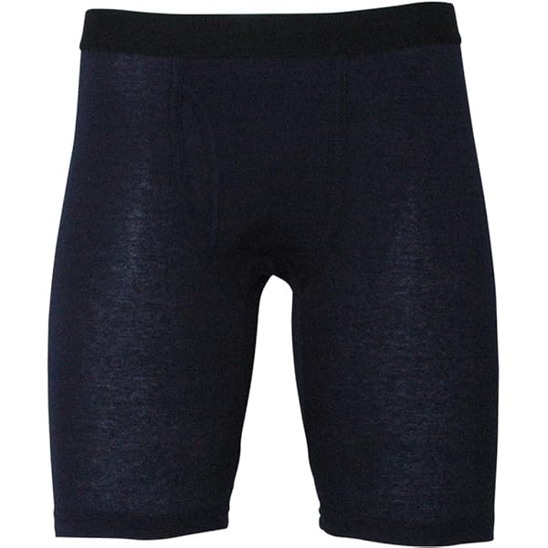 Amazon | 紳士 ストレッチ 前開きロングボクサーパンツ（脇丈長め)(LL